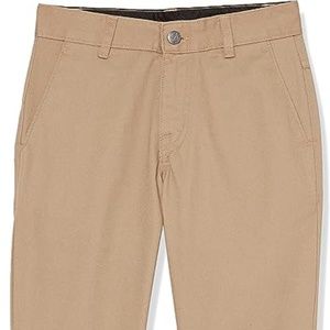 NWT VOLCOM BIG BOYS VMONTY RIGID PANTS YOUTH- KHAKI Size 24 (8).
